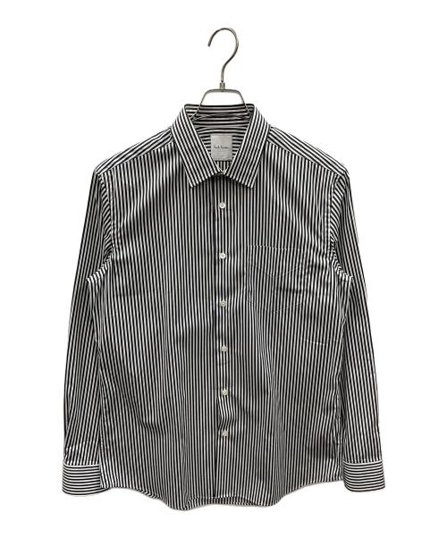 PAUL SMITH（ポールスミス）PAUL SMITH (ポールスミス) ロンドンストライプシャツ ネイビー×ホワイト サイズ:LARGEの古着・服飾アイテム