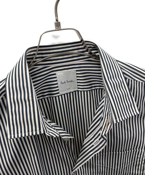 PAUL SMITH（ポールスミス）PAUL SMITH (ポールスミス) ロンドンストライプシャツ ネイビー×ホワイト サイズ:LARGEの古着・服飾アイテム