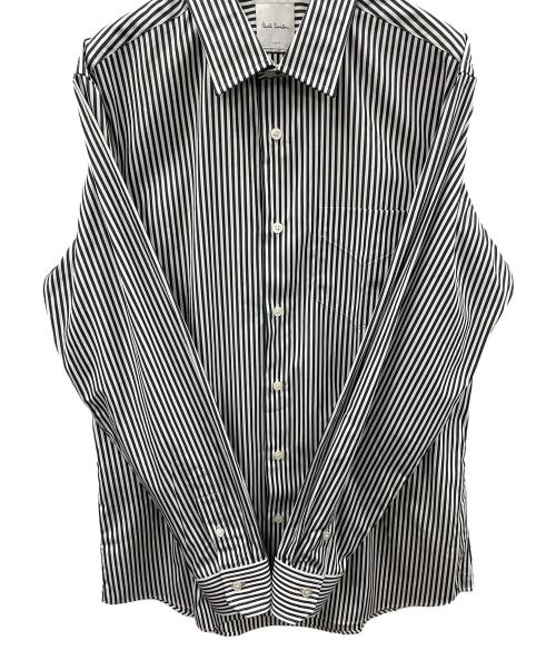 PAUL SMITH（ポールスミス）PAUL SMITH (ポールスミス) ロンドンストライプシャツ ネイビー×ホワイト サイズ:LARGEの古着・服飾アイテム