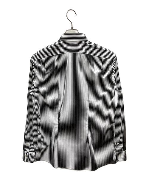 PAUL SMITH（ポールスミス）PAUL SMITH (ポールスミス) ロンドンストライプシャツ ネイビー×ホワイト サイズ:LARGEの古着・服飾アイテム