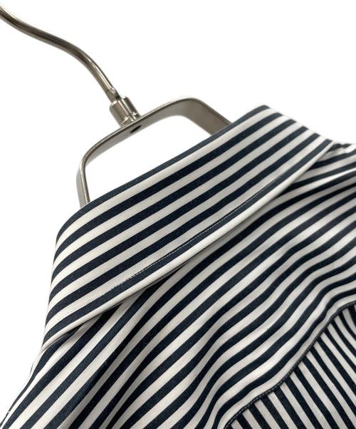 PAUL SMITH（ポールスミス）PAUL SMITH (ポールスミス) ロンドンストライプシャツ ネイビー×ホワイト サイズ:LARGEの古着・服飾アイテム