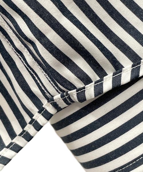 PAUL SMITH（ポールスミス）PAUL SMITH (ポールスミス) ロンドンストライプシャツ ネイビー×ホワイト サイズ:LARGEの古着・服飾アイテム