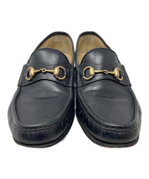 GUCCI（グッチ）GUCCI (グッチ) ホースビットローファー ブラック サイズ:42 1/2の古着・服飾アイテム