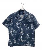 POLO RALPH LAURENポロ・ラルフローレン）の古着「アロハシャツ パイナップル柄」｜ネイビー