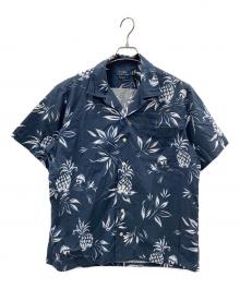 POLO RALPH LAUREN（ポロ・ラルフローレン）の古着「アロハシャツ パイナップル柄」｜ネイビー