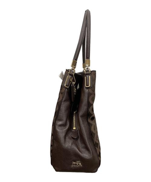 COACH（コーチ）COACH (コーチ) ハンドバッグ マディソンオブアート ブラウン サイズ:実寸サイズにてご確認ください。 未使用品の古着・服飾アイテム
