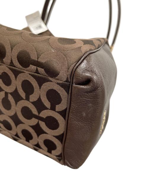 COACH（コーチ）COACH (コーチ) ハンドバッグ マディソンオブアート ブラウン サイズ:実寸サイズにてご確認ください。 未使用品の古着・服飾アイテム