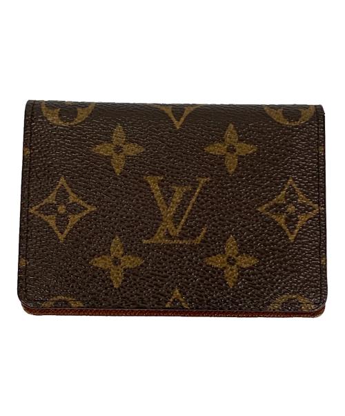 LOUIS VUITTON（ルイ ヴィトン）LOUIS VUITTON (ルイ ヴィトン) カードケース ブラウン サイズ:実寸サイズにてご確認ください。の古着・服飾アイテム