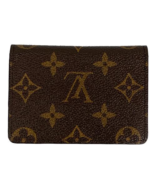 LOUIS VUITTON（ルイ ヴィトン）LOUIS VUITTON (ルイ ヴィトン) カードケース ブラウン サイズ:実寸サイズにてご確認ください。の古着・服飾アイテム