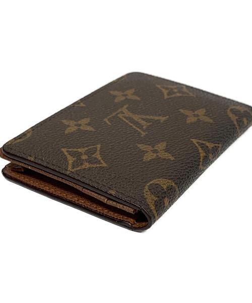 LOUIS VUITTON（ルイ ヴィトン）LOUIS VUITTON (ルイ ヴィトン) カードケース ブラウン サイズ:実寸サイズにてご確認ください。の古着・服飾アイテム