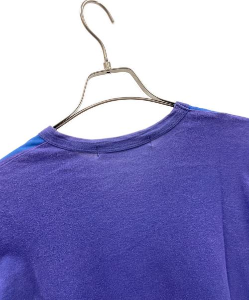 COMME des GARCONS SHIRT（コムデギャルソンシャツ）COMME des GARCONS SHIRT (コムデギャルソンシャツ) ロングスリーブカットソー ブルー×パープル サイズ:Mの古着・服飾アイテム