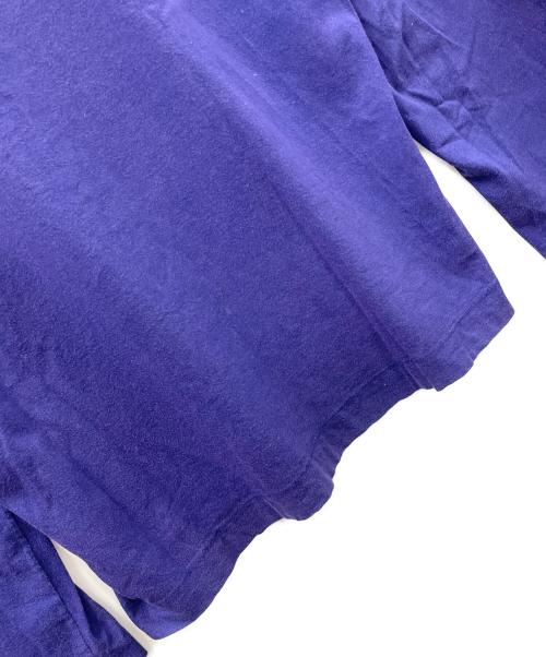 COMME des GARCONS SHIRT（コムデギャルソンシャツ）COMME des GARCONS SHIRT (コムデギャルソンシャツ) ロングスリーブカットソー ブルー×パープル サイズ:Mの古着・服飾アイテム