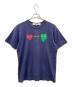 PLAY COMME des GARCONS（プレイコムデギャルソン）の古着「Tシャツ」｜ネイビー