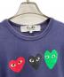 PLAY COMME des GARCONS (プレイコムデギャルソン) Tシャツ ネイビー サイズ:L：6000円