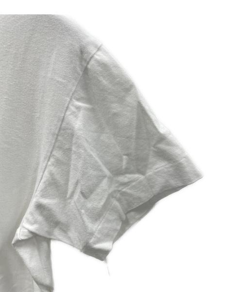PLAY COMME des GARCONS（プレイコムデギャルソン）PLAY COMME des GARCONS (プレイコムデギャルソン) Tシャツ ホワイト×グリーン サイズ:Mの古着・服飾アイテム