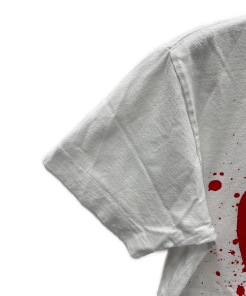 PLAY COMME des GARCONS（プレイコムデギャルソン）PLAY COMME des GARCONS (プレイコムデギャルソン) Tシャツ ホワイト×レッド サイズ:Mの古着・服飾アイテム