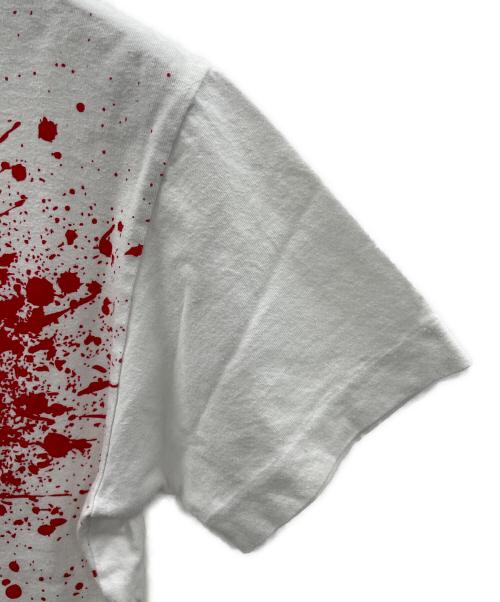 PLAY COMME des GARCONS（プレイコムデギャルソン）PLAY COMME des GARCONS (プレイコムデギャルソン) Tシャツ ホワイト×レッド サイズ:Mの古着・服飾アイテム
