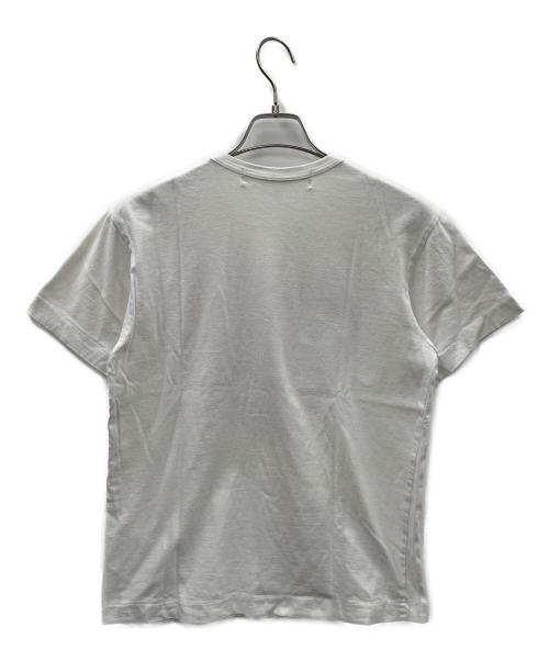 PLAY COMME des GARCONS（プレイコムデギャルソン）PLAY COMME des GARCONS (プレイコムデギャルソン) Tシャツ ホワイト×レッド サイズ:Mの古着・服飾アイテム