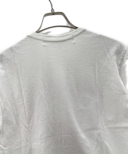 PLAY COMME des GARCONS（プレイコムデギャルソン）PLAY COMME des GARCONS (プレイコムデギャルソン) Tシャツ ホワイト×レッド サイズ:Mの古着・服飾アイテム