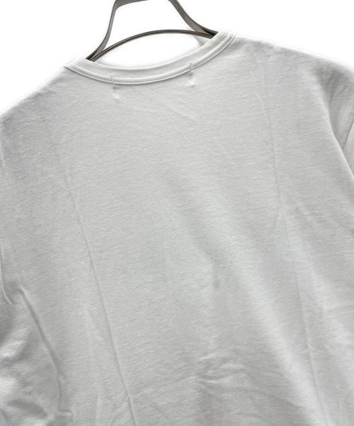 PLAY COMME des GARCONS（プレイコムデギャルソン）PLAY COMME des GARCONS (プレイコムデギャルソン) Tシャツ ホワイト×レッド サイズ:Lの古着・服飾アイテム