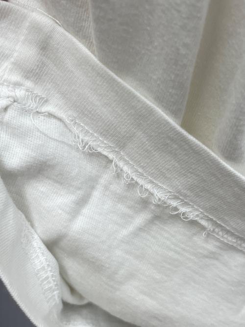 COMME des GARCONS HOMME（コムデギャルソン オム）COMME des GARCONS HOMME (コムデギャルソン オム) VネックTシャツ ホワイト サイズ:実寸サイズにてご確認ください。の古着・服飾アイテム