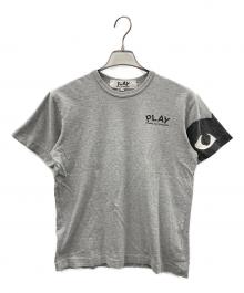 PLAY COMME des GARCONS（プレイコムデギャルソン）の古着「Tシャツ」｜グレー