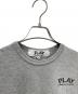 PLAY COMME des GARCONS (プレイコムデギャルソン) Tシャツ グレー サイズ:M：5000円