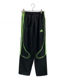 adidas（アディダス）の古着「ジャージパンツ チームガイスト アディカラー トラックパンツ」｜ブラック×グリーン