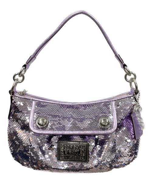 COACH（コーチ）COACH (コーチ) ショルダーバッグ Poppy（ポピー） パープル サイズ:実寸サイズにてご確認ください。の古着・服飾アイテム