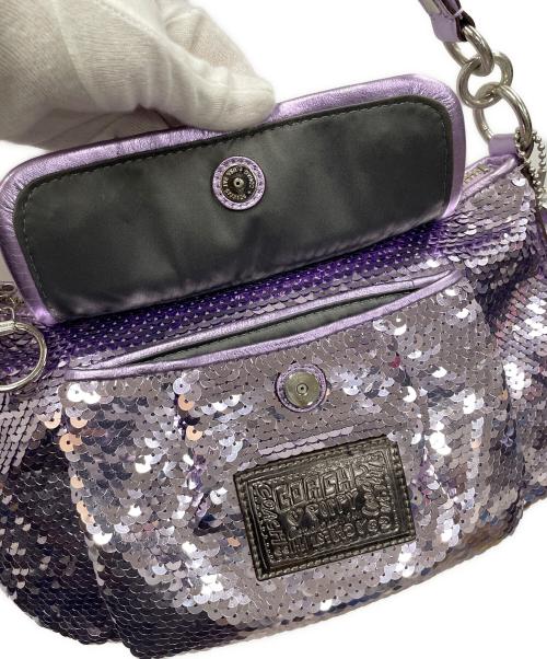 COACH（コーチ）COACH (コーチ) ショルダーバッグ Poppy（ポピー） パープル サイズ:実寸サイズにてご確認ください。の古着・服飾アイテム
