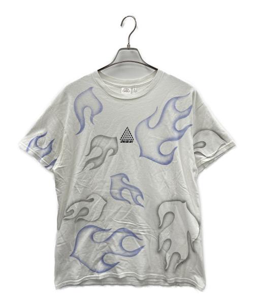 love ear art（ラブイヤーアート）love ear art (ラブイヤーアート) プリントTシャツ アイボリー サイズ:Lの古着・服飾アイテム