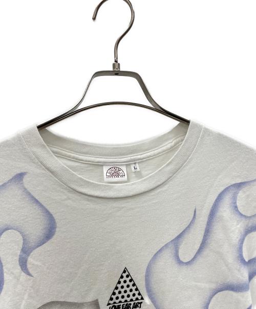 love ear art（ラブイヤーアート）love ear art (ラブイヤーアート) プリントTシャツ アイボリー サイズ:Lの古着・服飾アイテム