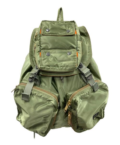 PORTER（ポーター）PORTER (ポーター) リュック TANKER  RUCKSACK（タンカー ラックサック） グリーン サイズ:実寸サイズにてご確認ください。の古着・服飾アイテム