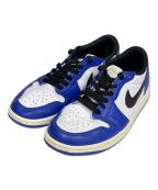 NIKEナイキ）の古着「ローカットスニーカー Air Jordan 1 Retro Low OG "Game Royal"（エアジョーダン1 レトロ ロー OG "ゲームロイヤル"）」｜ホワイト×ネイビー