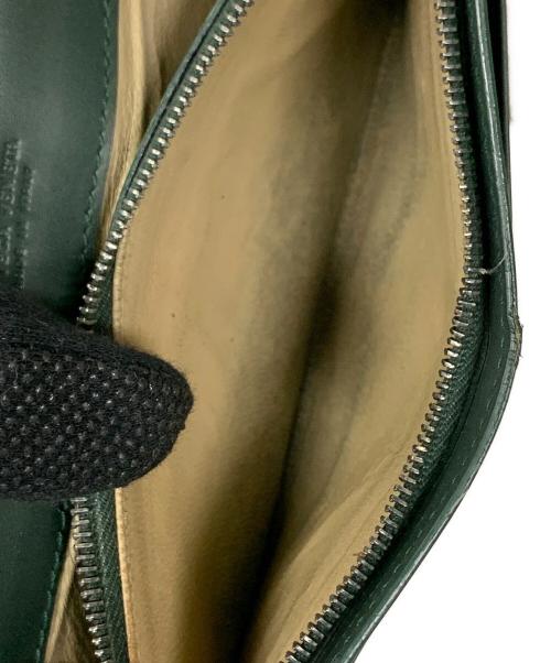 BOTTEGA VENETA（ボッテガベネタ）BOTTEGA VENETA (ボッテガベネタ) 長財布 イントレチャート グリーン サイズ:実寸サイズにてご確認ください。の古着・服飾アイテム