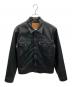 LEVI'S（リーバイス）の古着「レザージャケット JAPAN LIMITED LEATHER TRUCKER JACKET（ジャパン リミテッド レザー トラッカー ジャケット）」｜ブラック