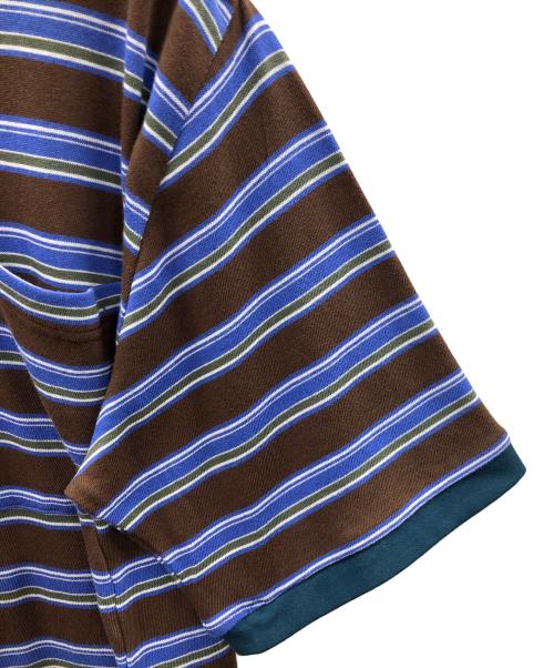 JACKSON MATISSE（ジャクソンマティス）JACKSON MATISSE (ジャクソンマティス) 半袖カットソー ブルー×ブラウン サイズ:MEDIUMの古着・服飾アイテム