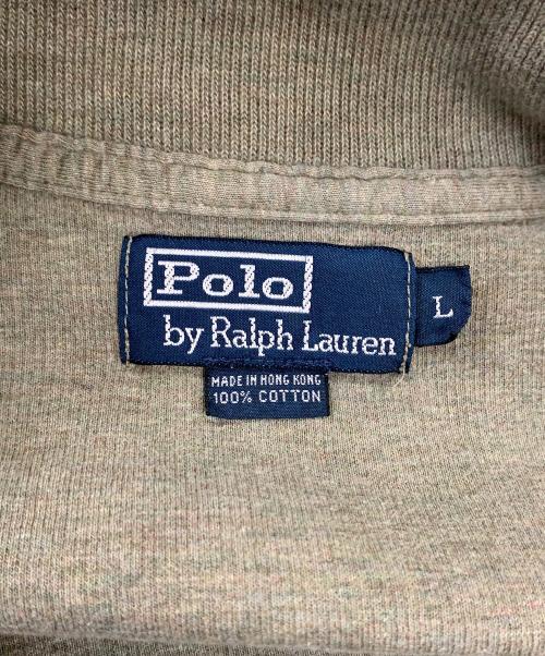 POLO RALPH LAUREN（ポロ・ラルフローレン）POLO RALPH LAUREN (ポロ・ラルフローレン) ハーフジップニット カーキ サイズ:ｚｌの古着・服飾アイテム