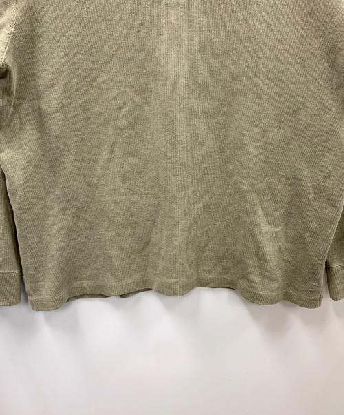 POLO RALPH LAUREN（ポロ・ラルフローレン）POLO RALPH LAUREN (ポロ・ラルフローレン) ハーフジップニット カーキ サイズ:ｚｌの古着・服飾アイテム