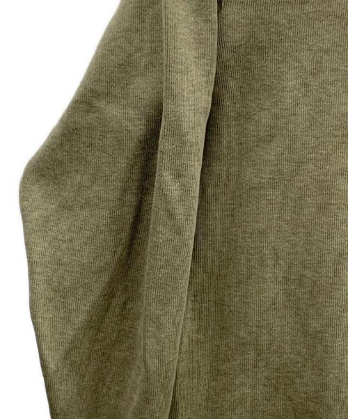 POLO RALPH LAUREN（ポロ・ラルフローレン）POLO RALPH LAUREN (ポロ・ラルフローレン) ハーフジップニット カーキ サイズ:ｚｌの古着・服飾アイテム