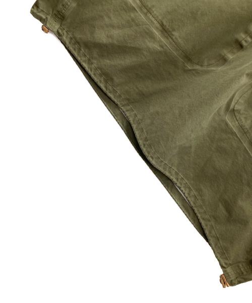 VISVIM（ビズビム）VISVIM (ビズビム) プルオーバージャケット CHINOOK PONCHO 3L DMGD（チヌーク ポンチョ 3レイヤー ダメージ加工） オリーブ サイズ:2の古着・服飾アイテム
