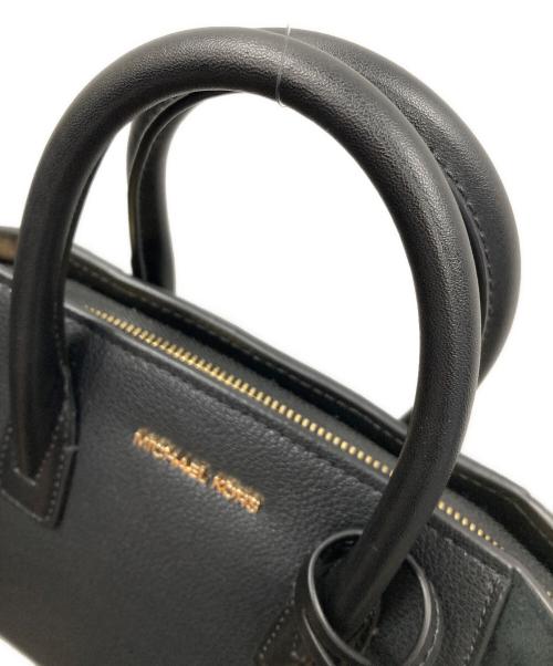 MICHAEL KORS（マイケルコース）MICHAEL KORS (マイケル・コース) 2WAYバッグ ハンドバッグ ショルダーバッグ AVRIL（アヴリル）ペブルドレザー サッチェル スモール ブラック サイズ:実寸サイズにてご確認ください。の古着・服飾アイテム