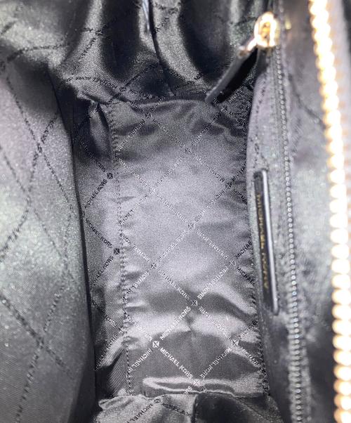 MICHAEL KORS（マイケルコース）MICHAEL KORS (マイケル・コース) 2WAYバッグ ハンドバッグ ショルダーバッグ AVRIL（アヴリル）ペブルドレザー サッチェル スモール ブラック サイズ:実寸サイズにてご確認ください。の古着・服飾アイテム