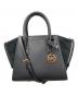 MICHAEL KORS（マイケル・コース）の古着「2WAYバッグ ハンドバッグ ショルダーバッグ AVRIL（アヴリル）ペブルドレザー サッチェル スモール」｜ブラック