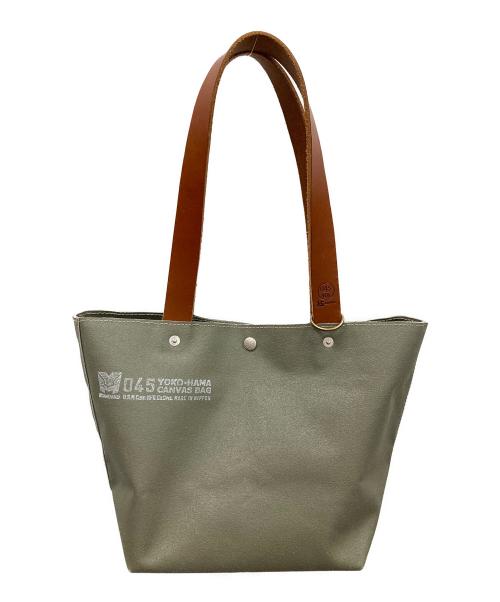 YOKOHAMA CANVAS BAG（ヨコハマ キャンバス バッグ）YOKOHAMA CANVAS BAG (ヨコハマ キャンバス バッグ) トートバッグ オリーブ サイズ:実寸サイズにてご確認ください。の古着・服飾アイテム