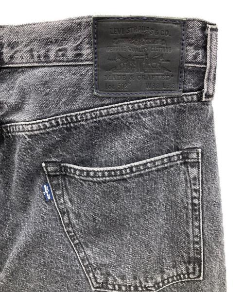 LEVI'S MADE&CRAFTED（リーバイスメイドクラフテッド）LEVI'S MADE&CRAFTED (リーバイスメイドクラフテッド) ブラックデニム 502 TAPER（502 テーパー） ブラック サイズ:32の古着・服飾アイテム