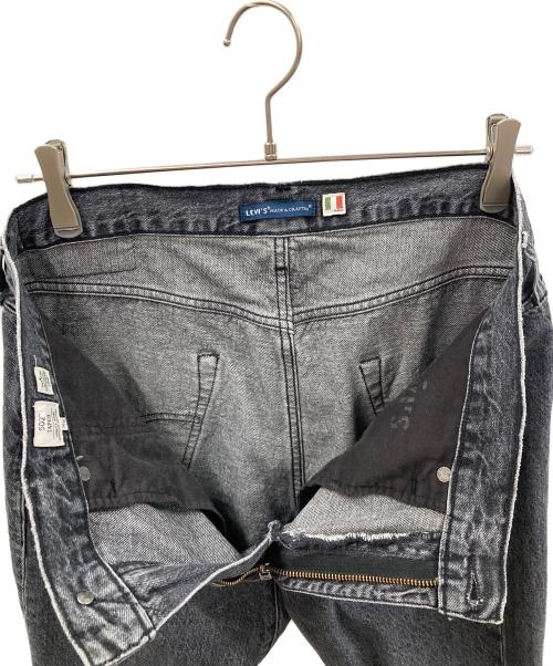 LEVI'S MADE&CRAFTED（リーバイスメイドクラフテッド）LEVI'S MADE&CRAFTED (リーバイスメイドクラフテッド) ブラックデニム 502 TAPER（502 テーパー） ブラック サイズ:32の古着・服飾アイテム