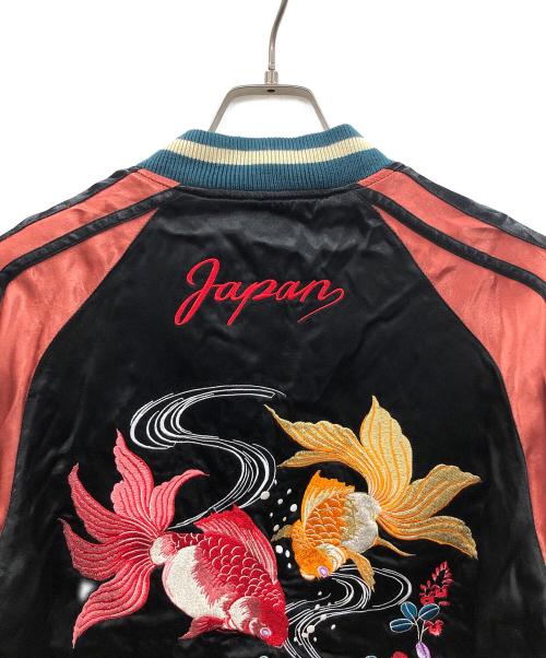 IOLANI（イオラニ）IOLANI (イオラニ) スカジャン ブラック×ブラウン サイズ:Mの古着・服飾アイテム