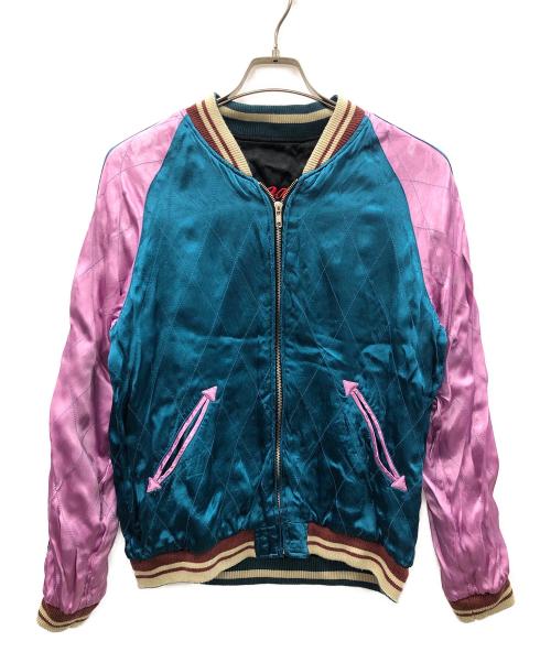 IOLANI（イオラニ）IOLANI (イオラニ) スカジャン ブラック×ブラウン サイズ:Mの古着・服飾アイテム