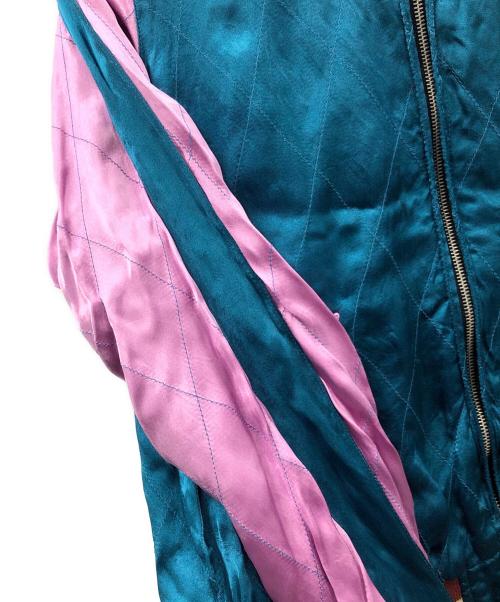 IOLANI（イオラニ）IOLANI (イオラニ) スカジャン ブラック×ブラウン サイズ:Mの古着・服飾アイテム
